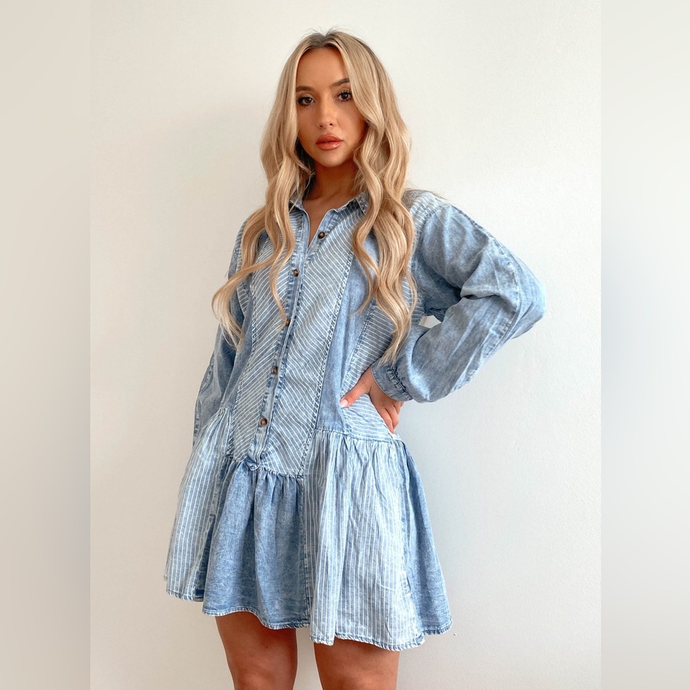 Denim Shirt Dress